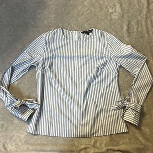Banana republic striped blouse